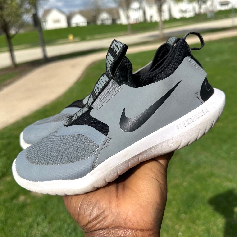 Nike Flex Runner Little Kids Sneakers Size 2Y Gray Shoes - Picture 10 of 13
